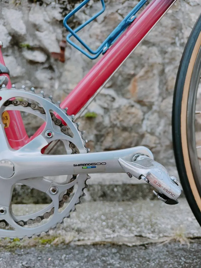 (SOLD) Rare! 90s Panasonic POS Vintage Road Bike Tange Prestige Tubing with Dura Ace Parts