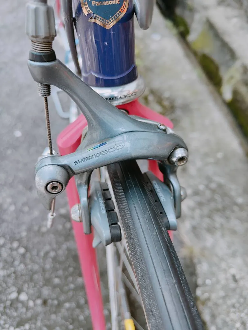 (SOLD) Rare! 90s Panasonic POS Vintage Road Bike Tange Prestige Tubing with Dura Ace Parts