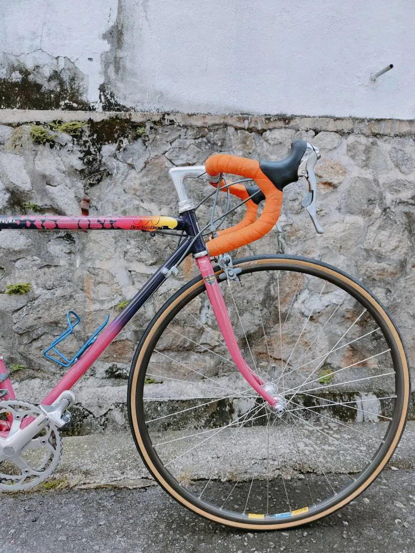 (SOLD) Rare! 90s Panasonic POS Vintage Road Bike Tange Prestige Tubing with Dura Ace Parts