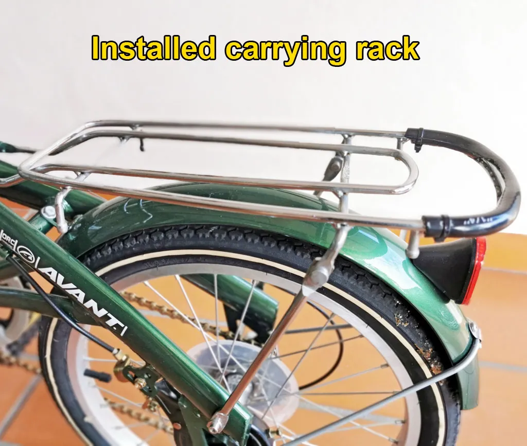 Avant Trike / Folding bicycle with 2 steerable front wheels disc brakes and suspension