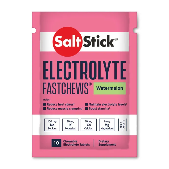 (Ready Stock)SaltStick Fastchews Chewable Electrolyte 10Tablets/1Packet