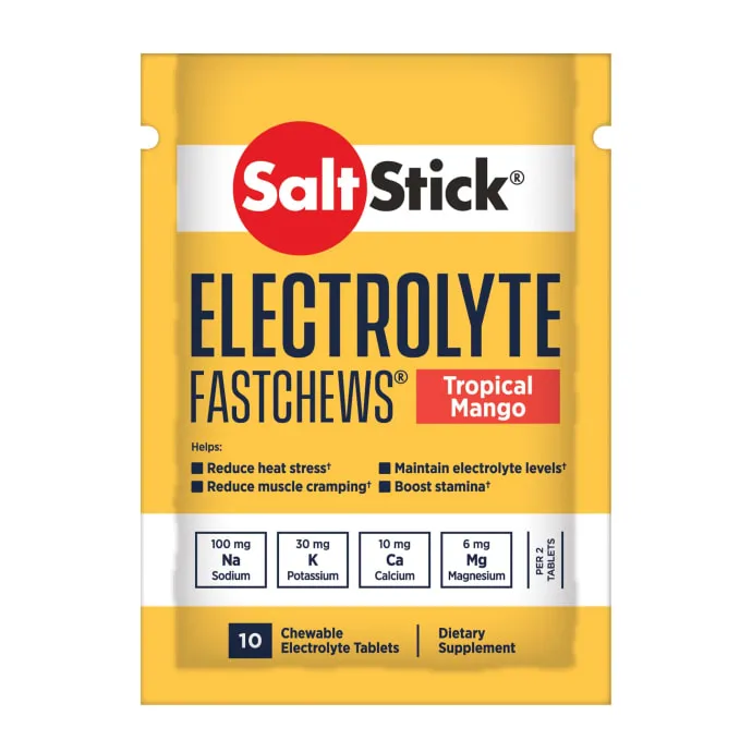 (Ready Stock)SaltStick Fastchews Chewable Electrolyte 10Tablets/1Packet