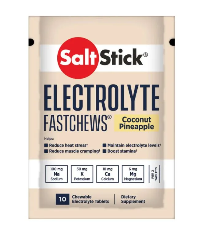(Ready Stock)SaltStick Fastchews Chewable Electrolyte 10Tablets/1Packet
