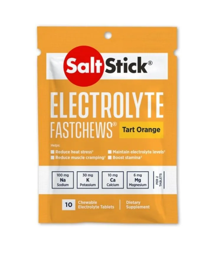 (Ready Stock)SaltStick Fastchews Chewable Electrolyte 10Tablets/1Packet