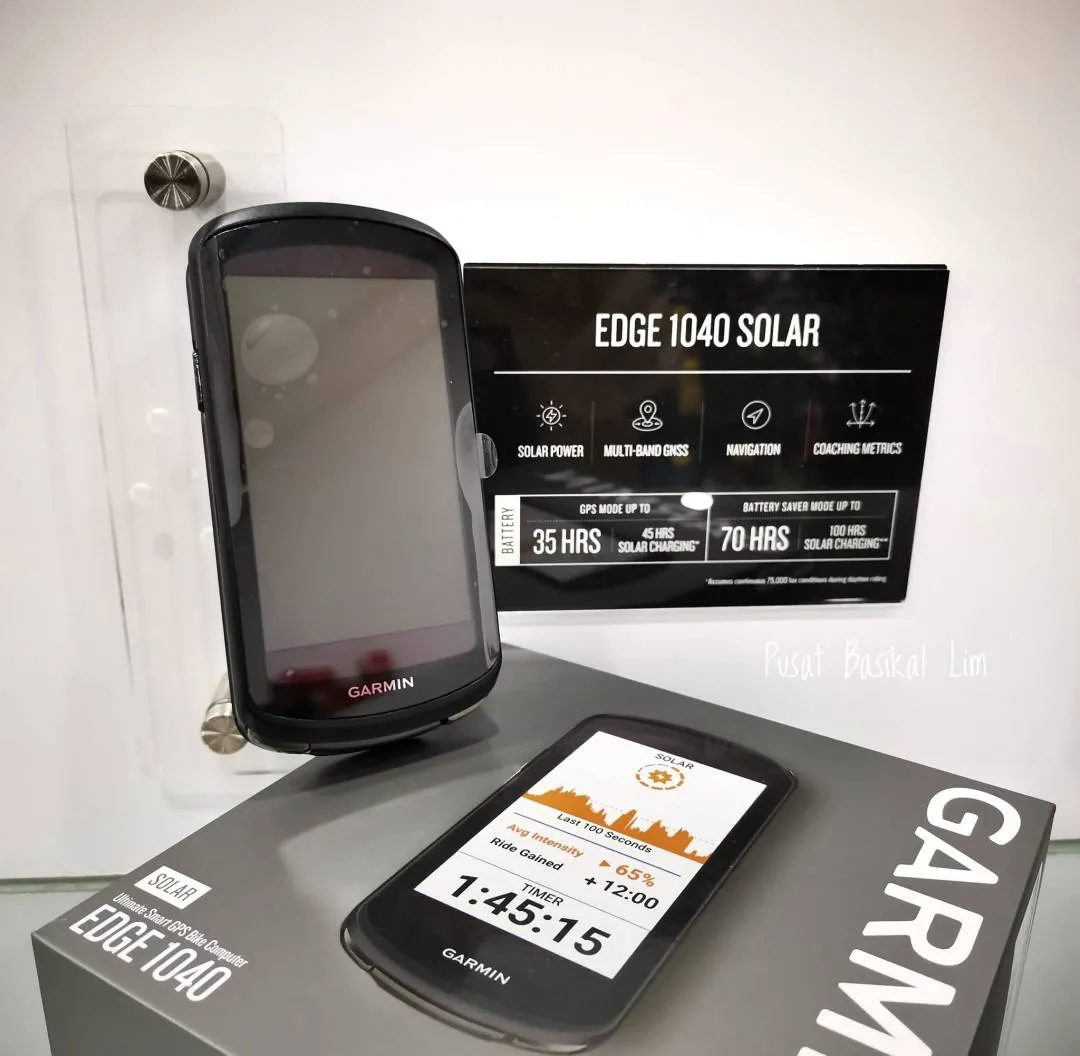 Garmin EDGE 1040 Solar Ultimate Smart GPS Bike Computer