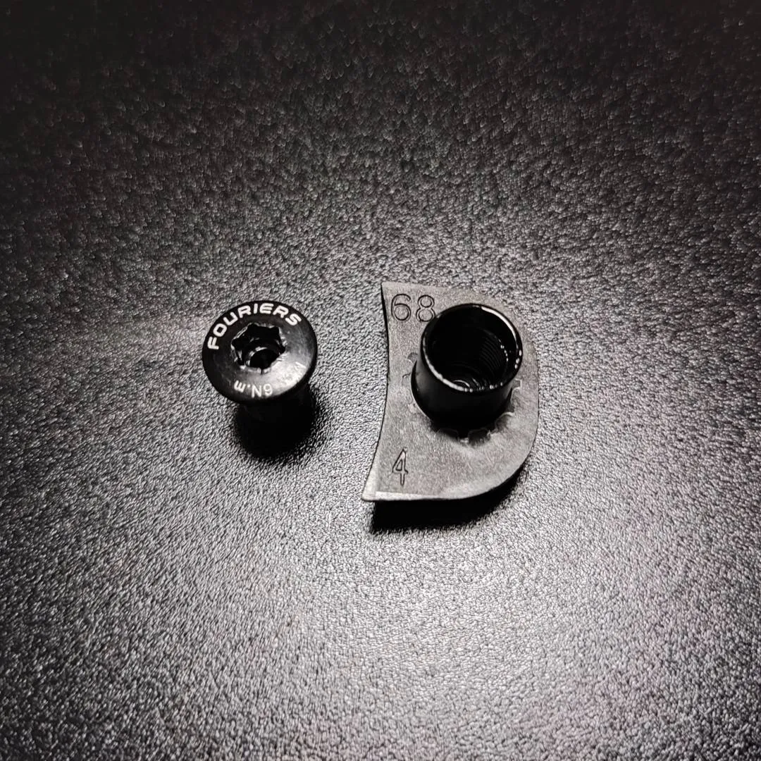 Fouriers Ultegra R8000 6800 Carbon Alloy Chainring Bolt Covers
