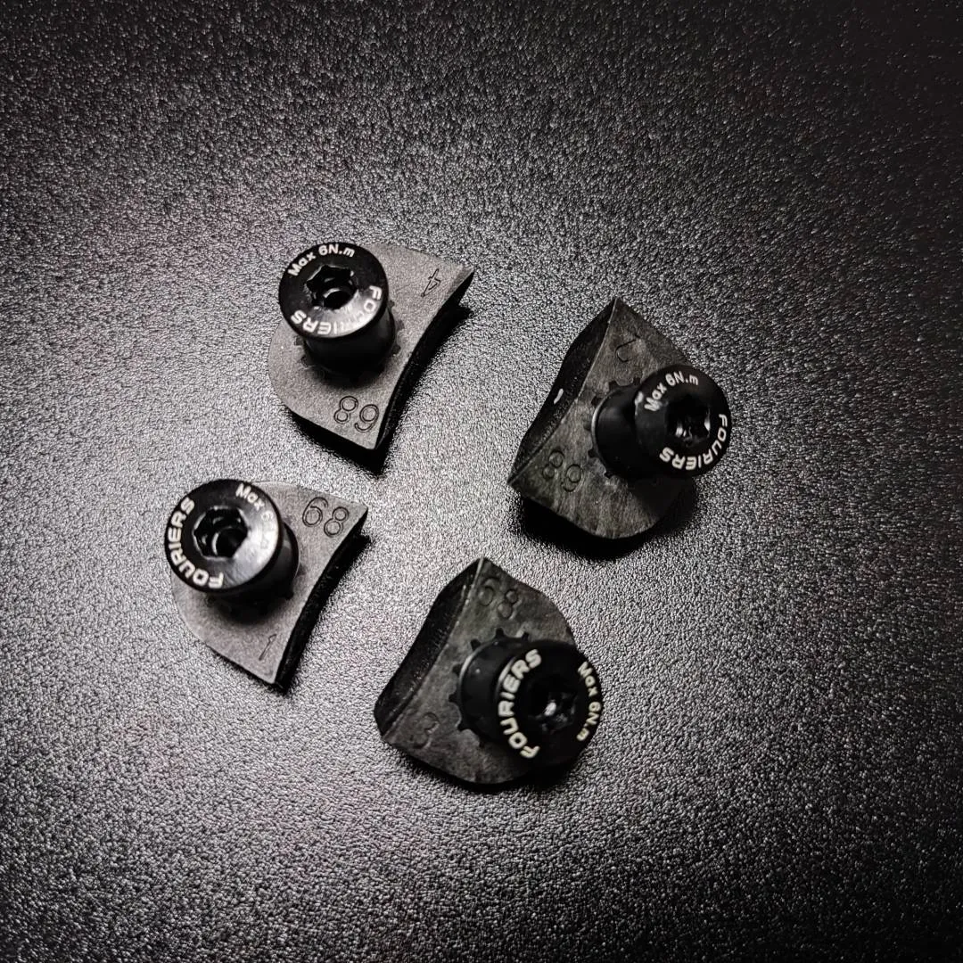 Fouriers Ultegra R8000 6800 Carbon Alloy Chainring Bolt Covers