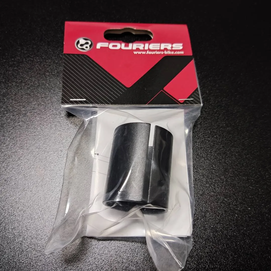 FOURIERS AC-A001 Bicycle Fork Shim Adapter 1 1/4" to 1 1/8" Tube Adapter 31.8mm to 28.6mm OD2 Stem