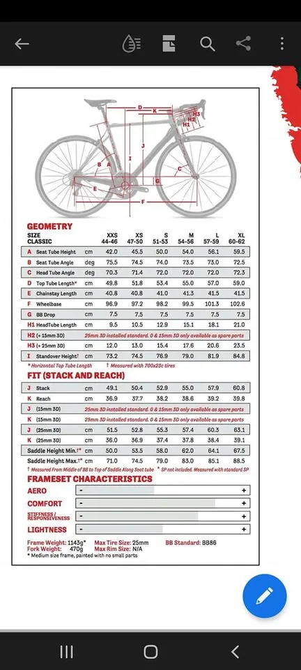 Argon 18 carbon road bike