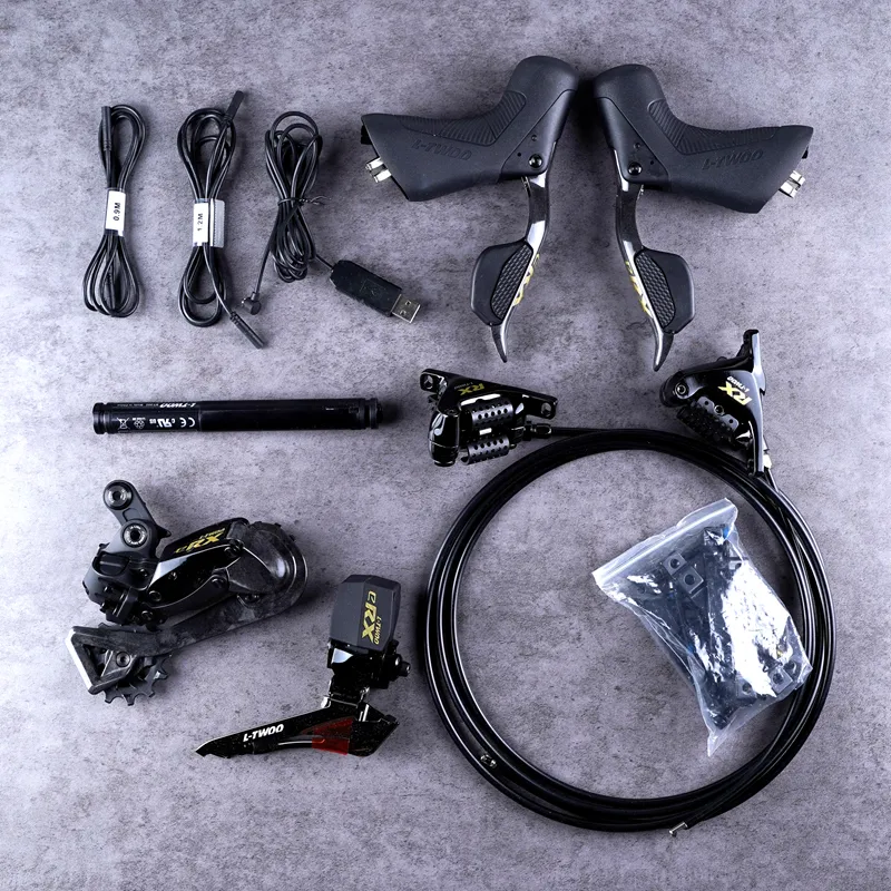 LTWOO eRX 2x12s Electronic Groupset Road bike Replaceable battery APP programming
