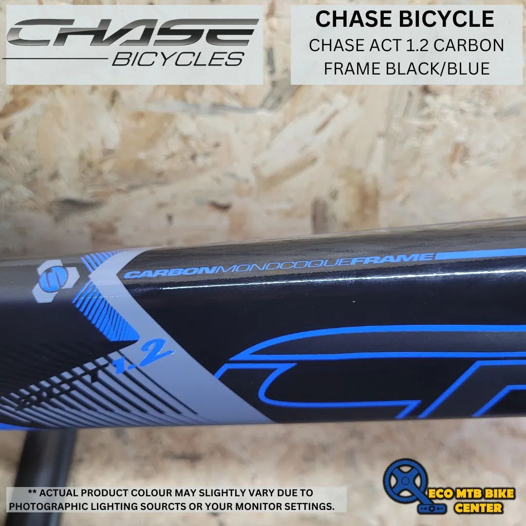 CHASE ACT 1.2 CARBON FRAME BLACK/BLUE SIZE PRO