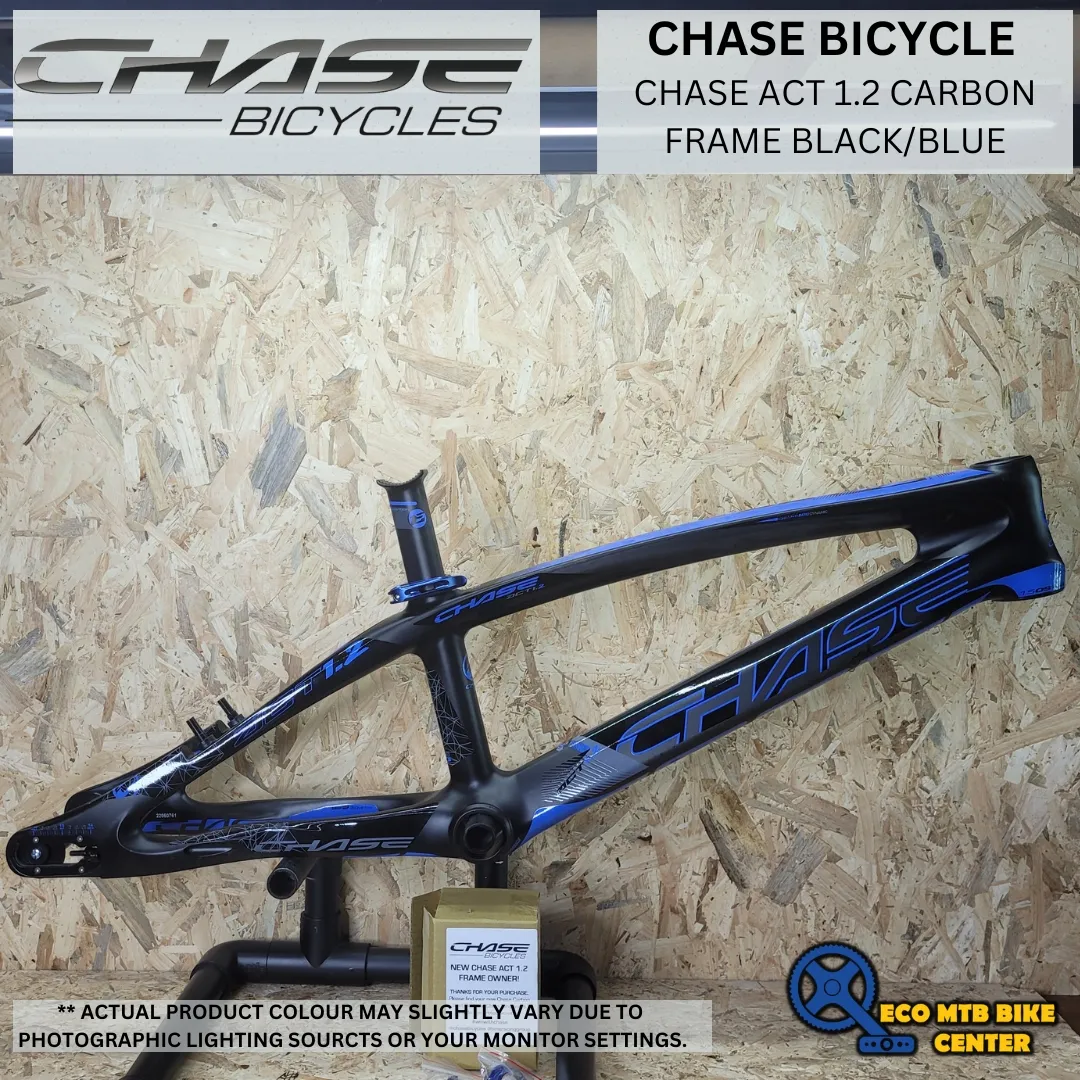 CHASE ACT 1.2 CARBON FRAME BLACK/BLUE SIZE PRO