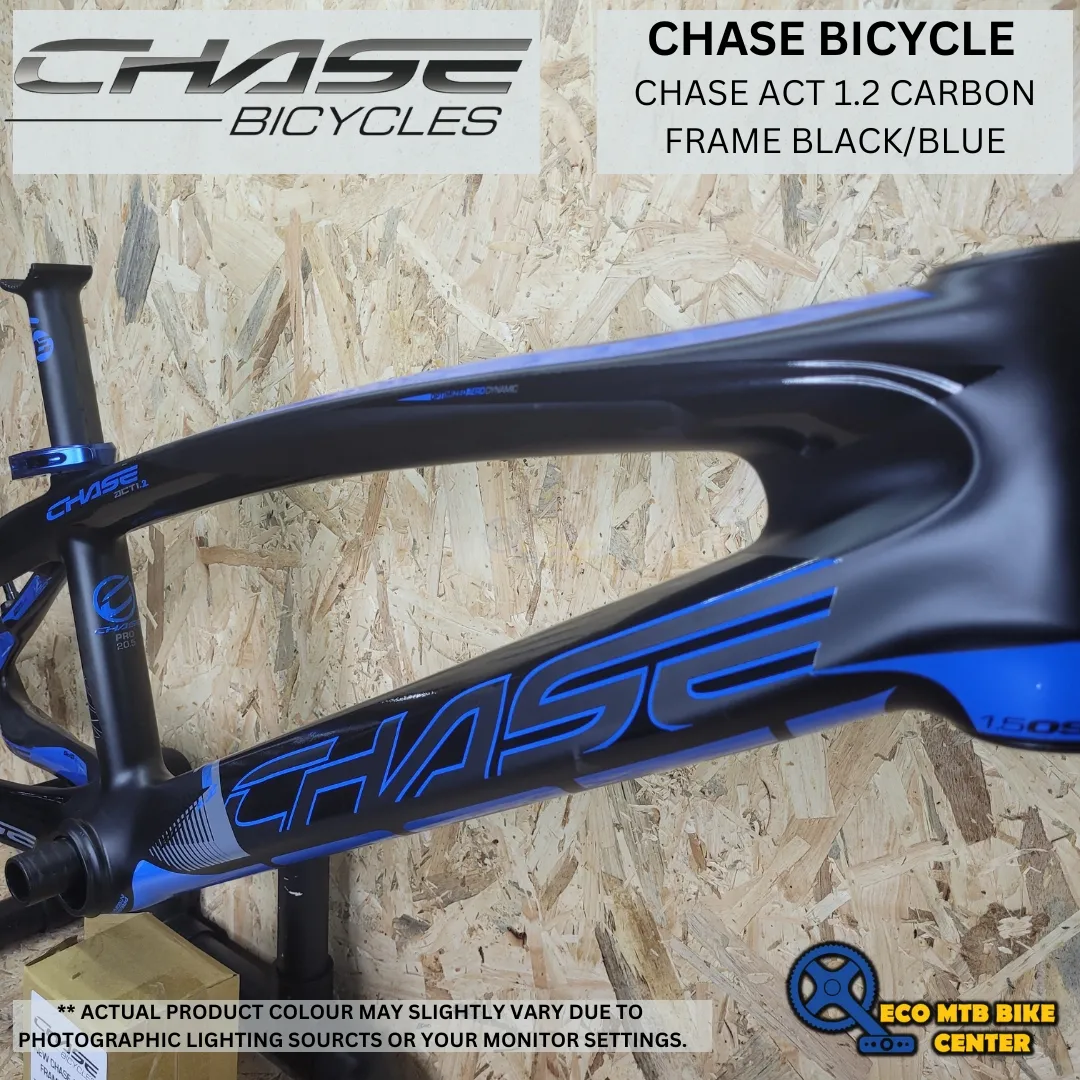 CHASE ACT 1.2 CARBON FRAME BLACK/BLUE SIZE PRO