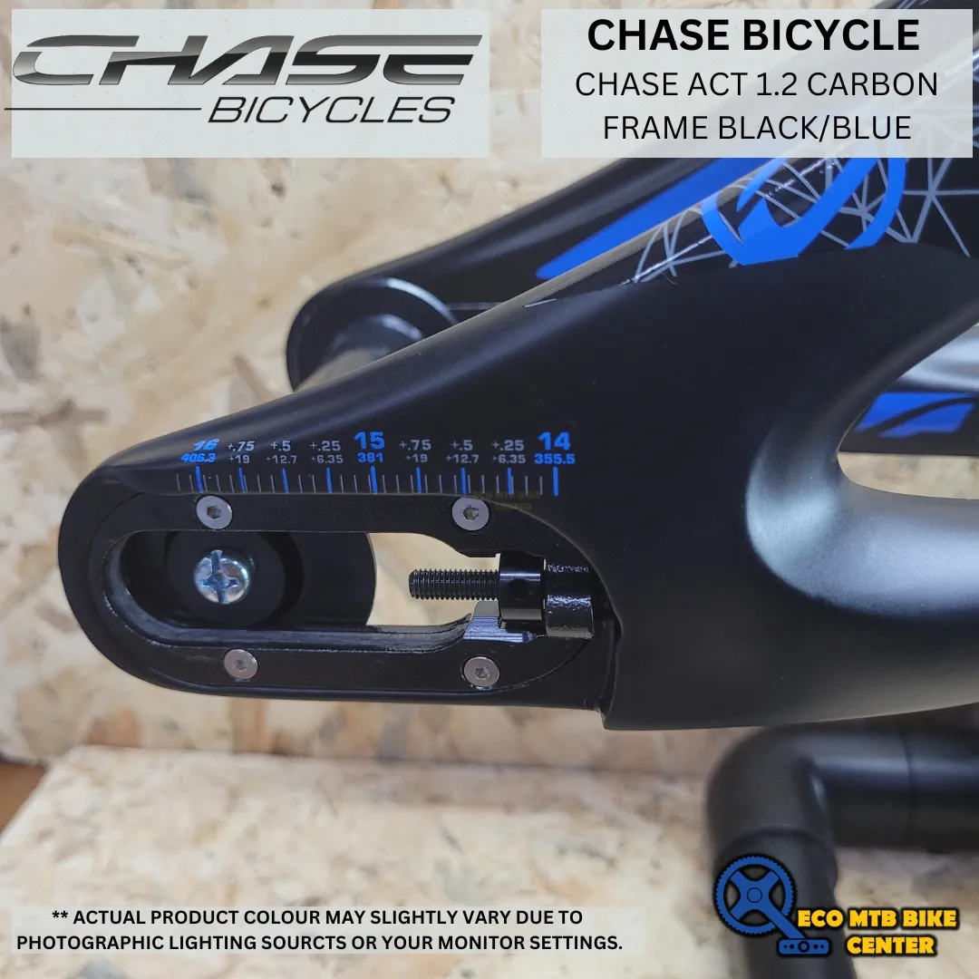 CHASE ACT 1.2 CARBON FRAME BLACK/BLUE SIZE PRO
