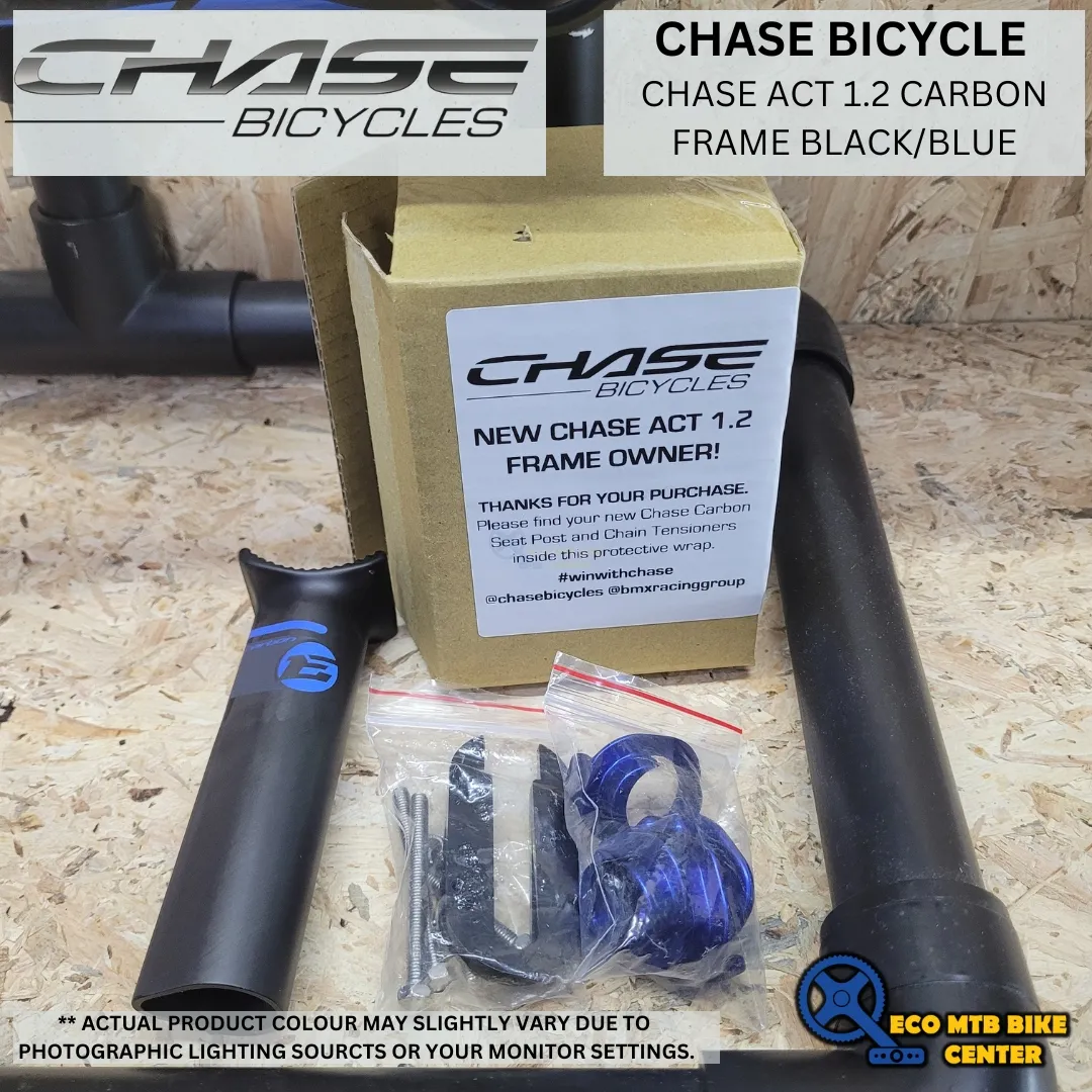 CHASE ACT 1.2 CARBON FRAME BLACK/BLUE SIZE PRO