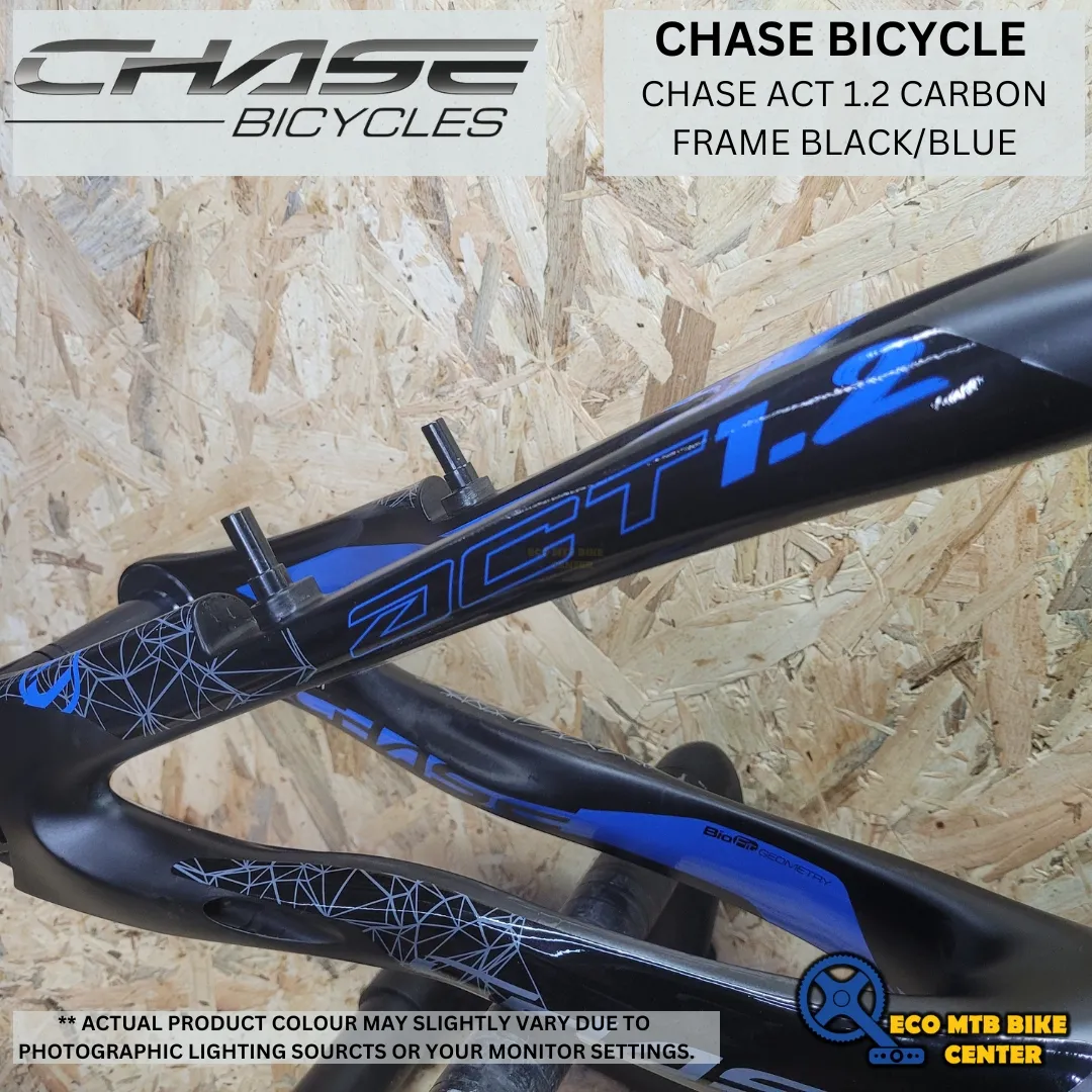 CHASE ACT 1.2 CARBON FRAME BLACK/BLUE SIZE PRO