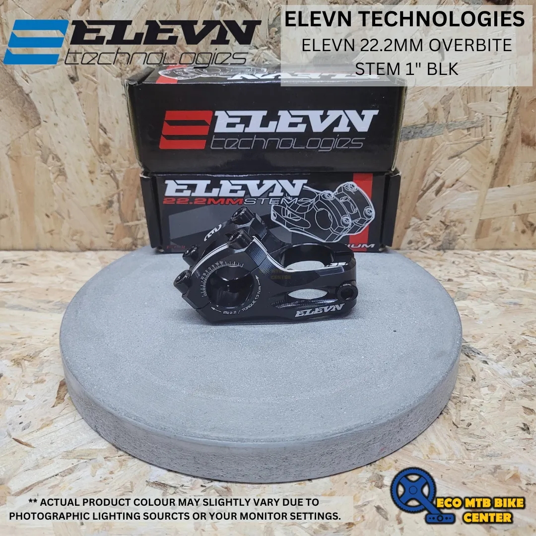 ELEVN 22.2MM OVERBITE STEM 1" BLACK