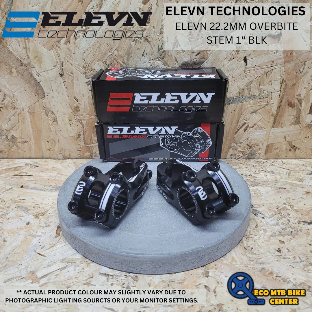 ELEVN 22.2MM OVERBITE STEM 1" BLACK