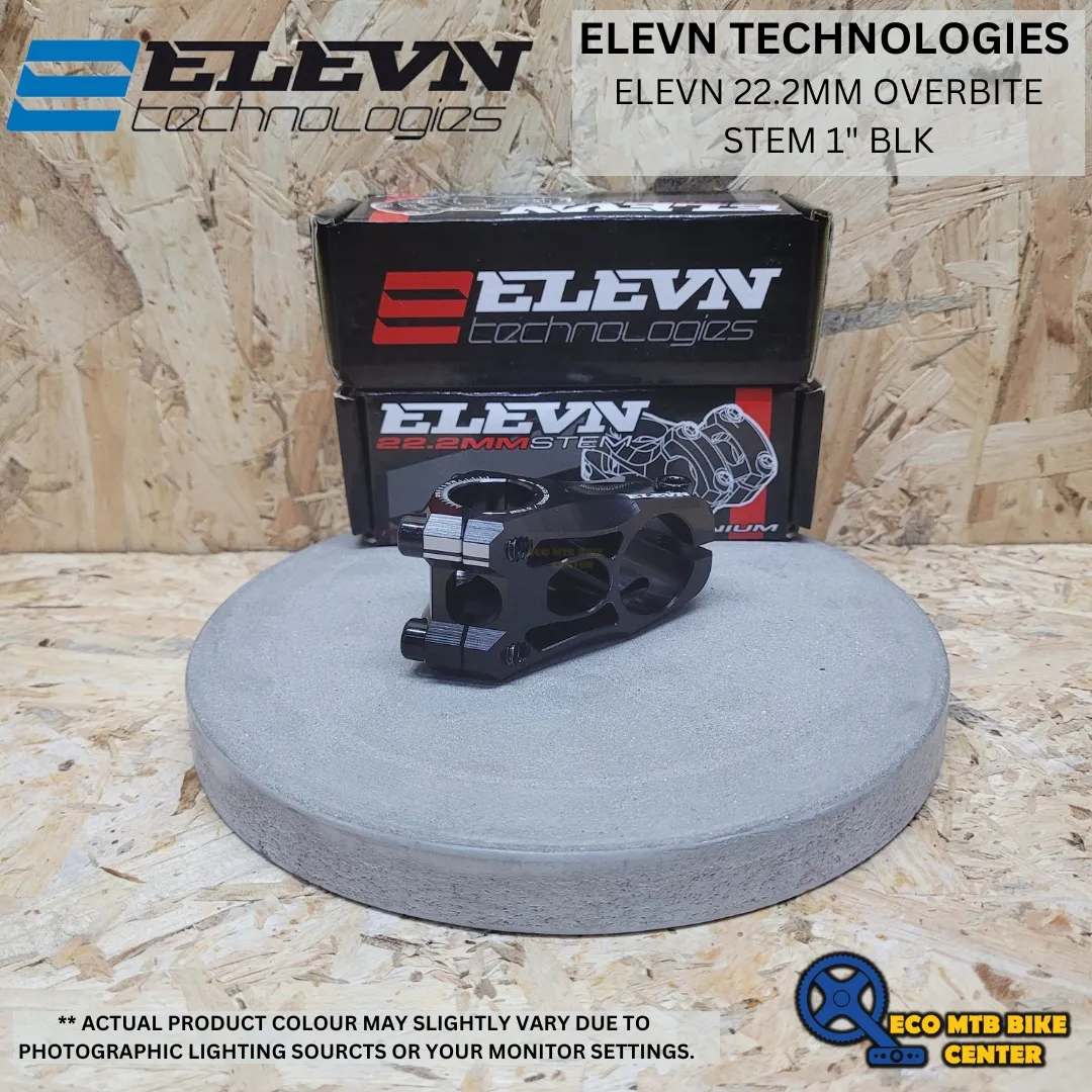 ELEVN 22.2MM OVERBITE STEM 1" BLACK