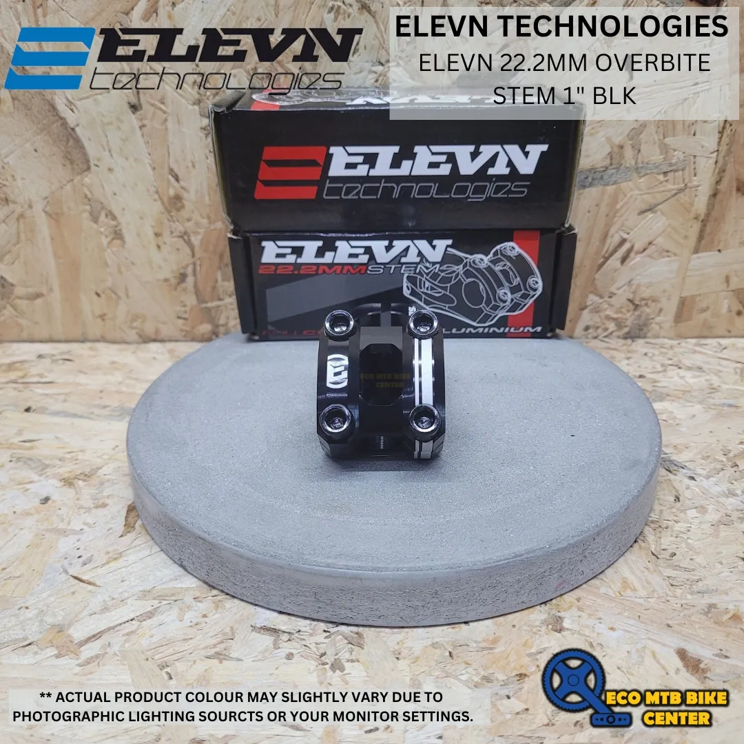 ELEVN 22.2MM OVERBITE STEM 1" BLACK