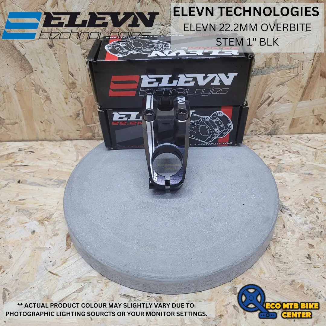 ELEVN 22.2MM OVERBITE STEM 1" BLACK