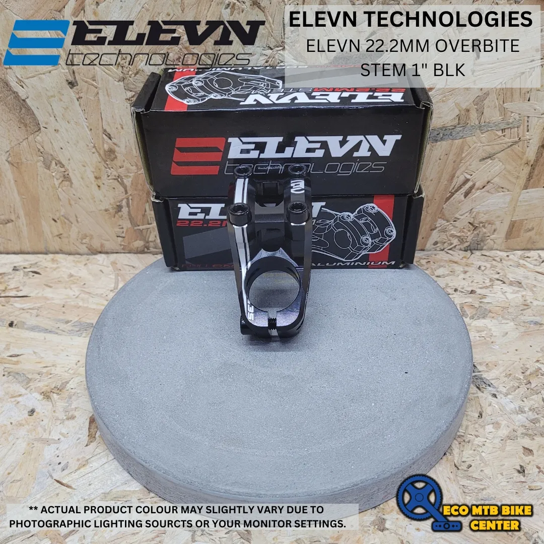 ELEVN 22.2MM OVERBITE STEM 1" BLACK
