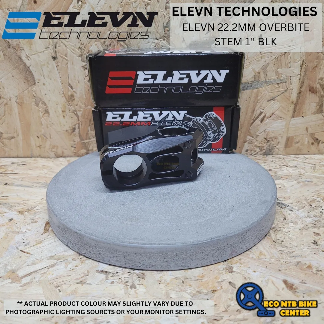 ELEVN 22.2MM OVERBITE STEM 1" BLACK