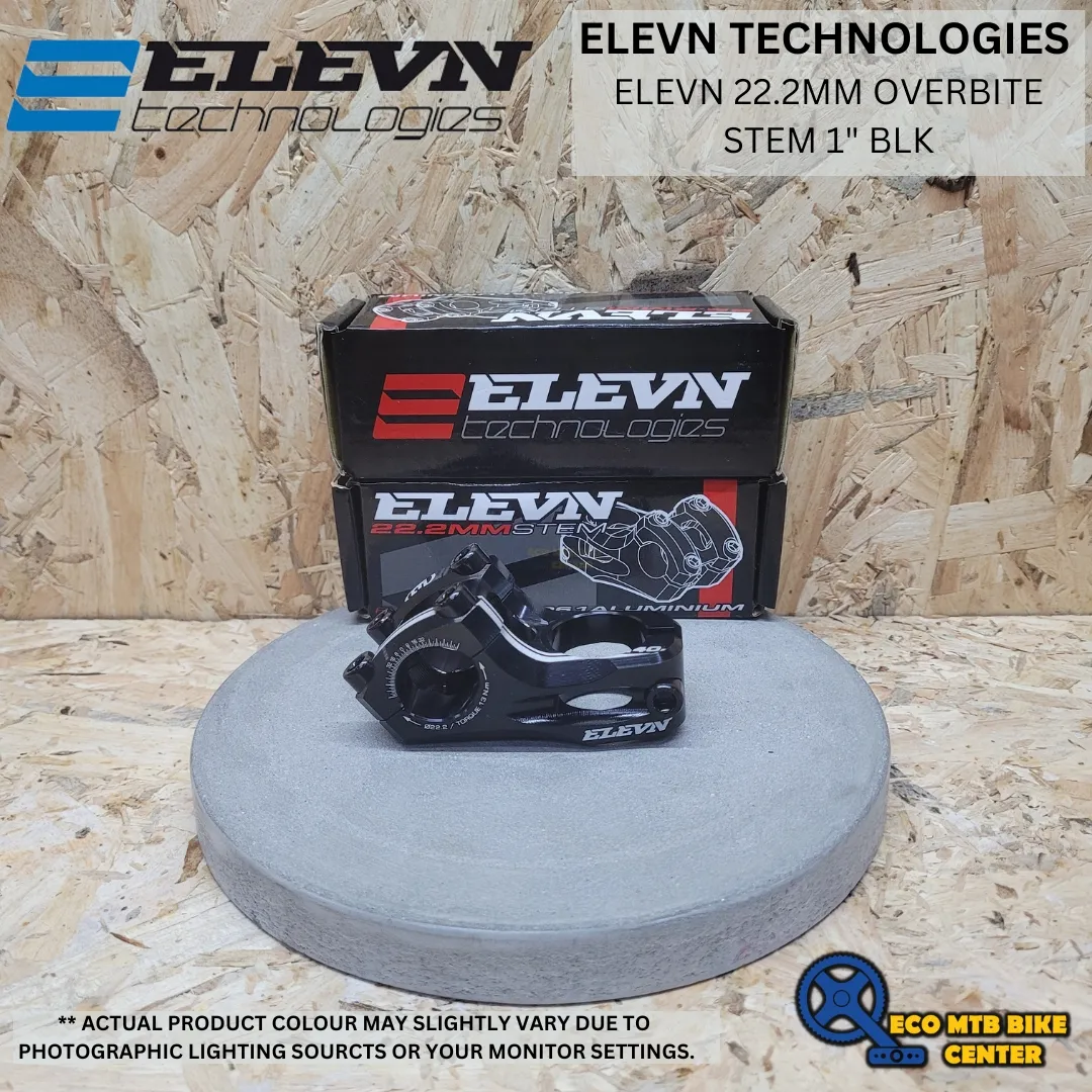 ELEVN 22.2MM OVERBITE STEM 1" BLACK