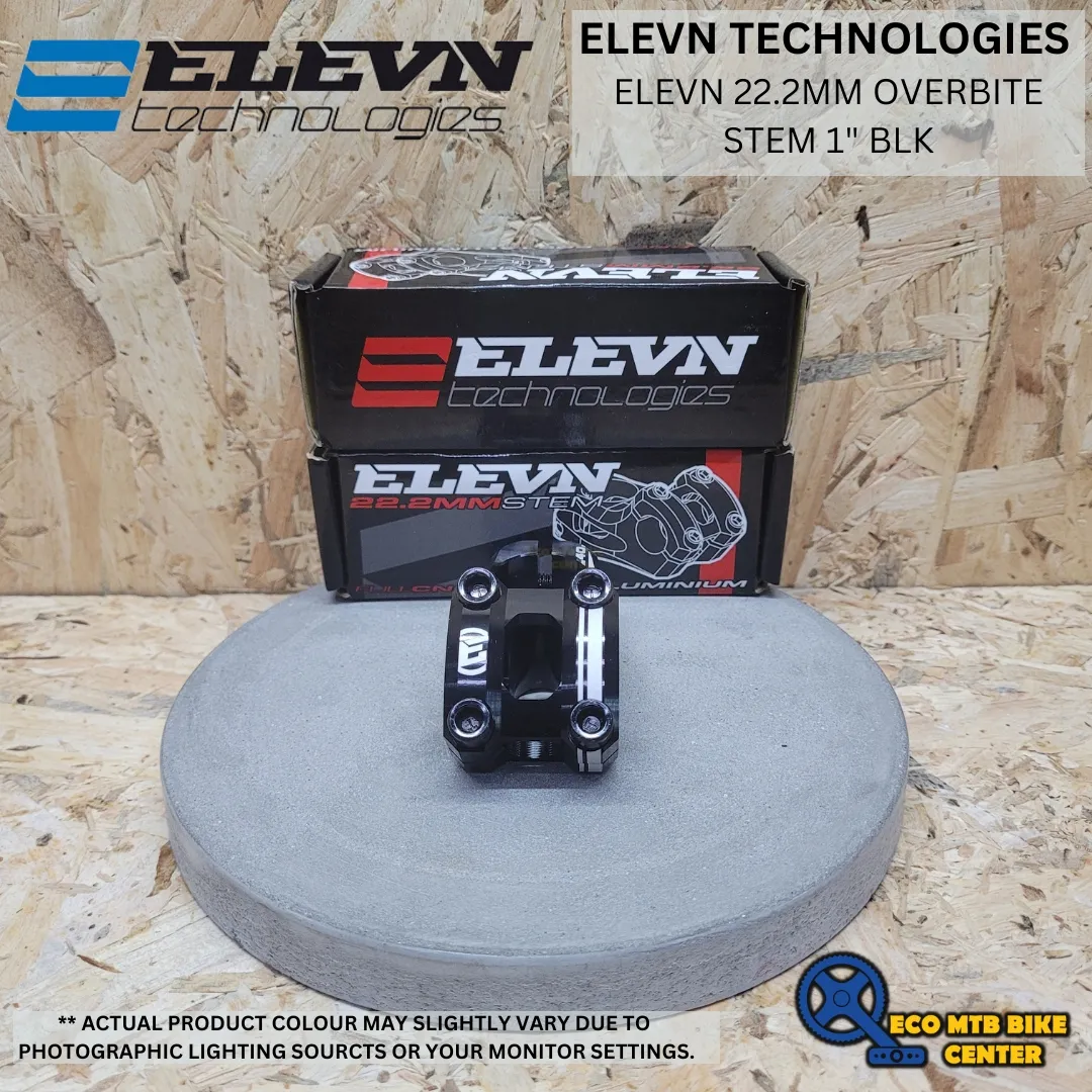 ELEVN 22.2MM OVERBITE STEM 1" BLACK