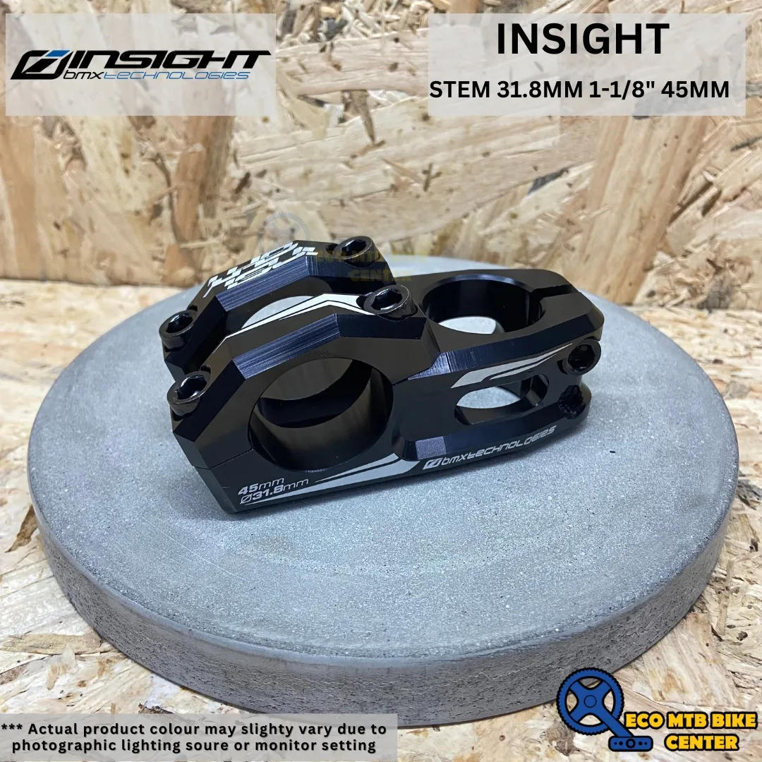 INSIGHT STEM 31.8MM 1-1/8" BLACK