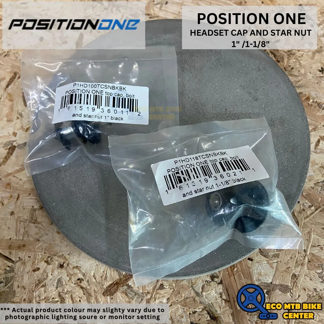 POSITION ONE HEADSET CAP AND STAR NUT