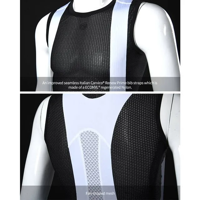 Monton Mens Cycling Short Bib Skull Grey