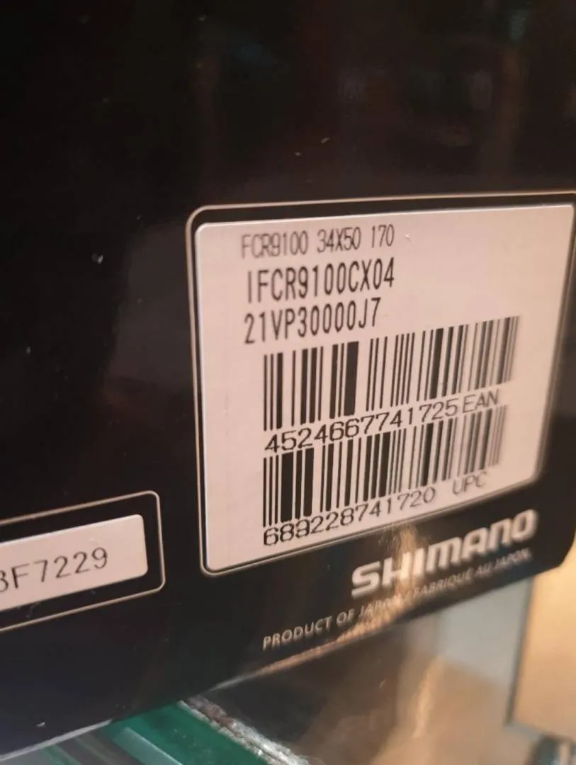 SHIMANO DURA-ACE DURA ACE CRANKSET 172.5mm 50/34 11-Speed