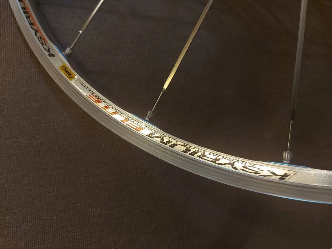 Rare SILVER Mavic Ksyrium Elite Wheelset