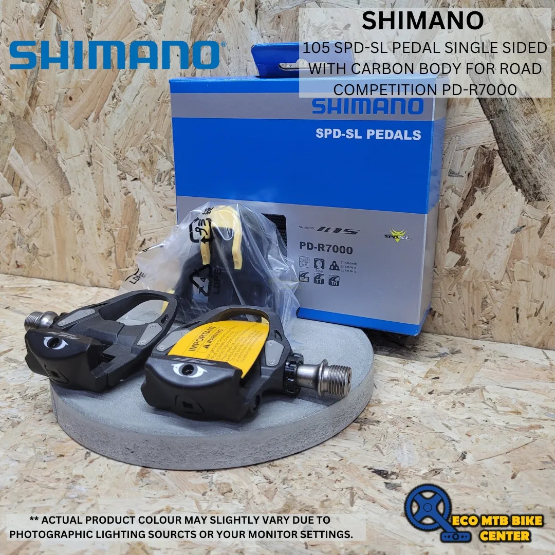 SHIMANO 105 SPD-SL Pedal single sided with carbon body for Road competition PD-R7000