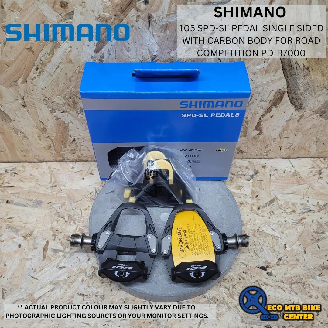 SHIMANO 105 SPD-SL Pedal single sided with carbon body for Road competition PD-R7000