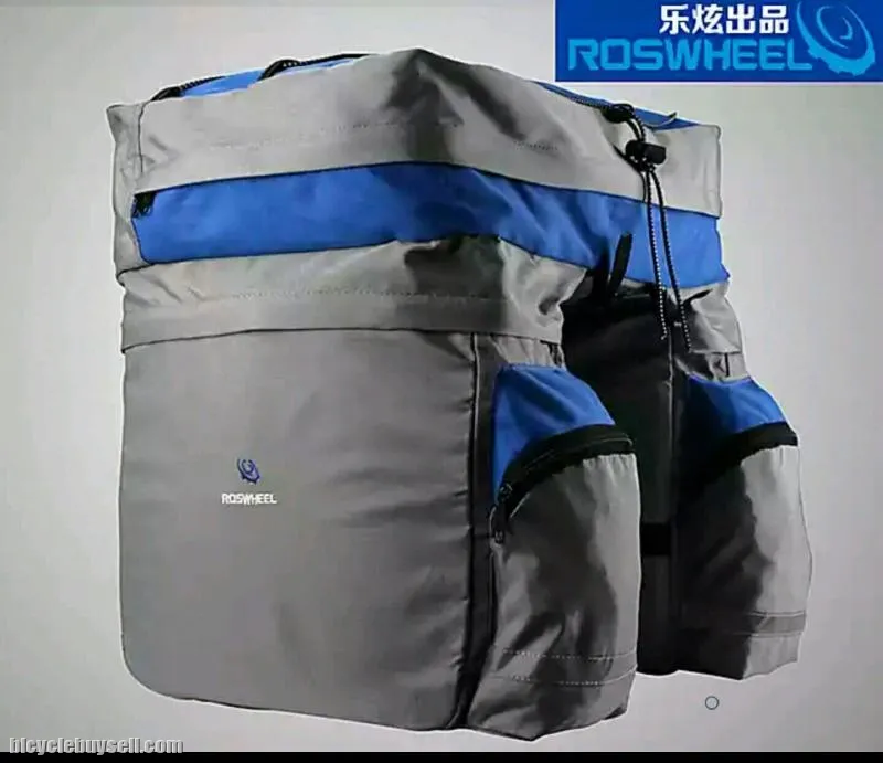 STOCK CLEAR OFFER!! ROSWHEEL 3 in 1 Lightest Cycling Bicycle Pannier Bag TOURING