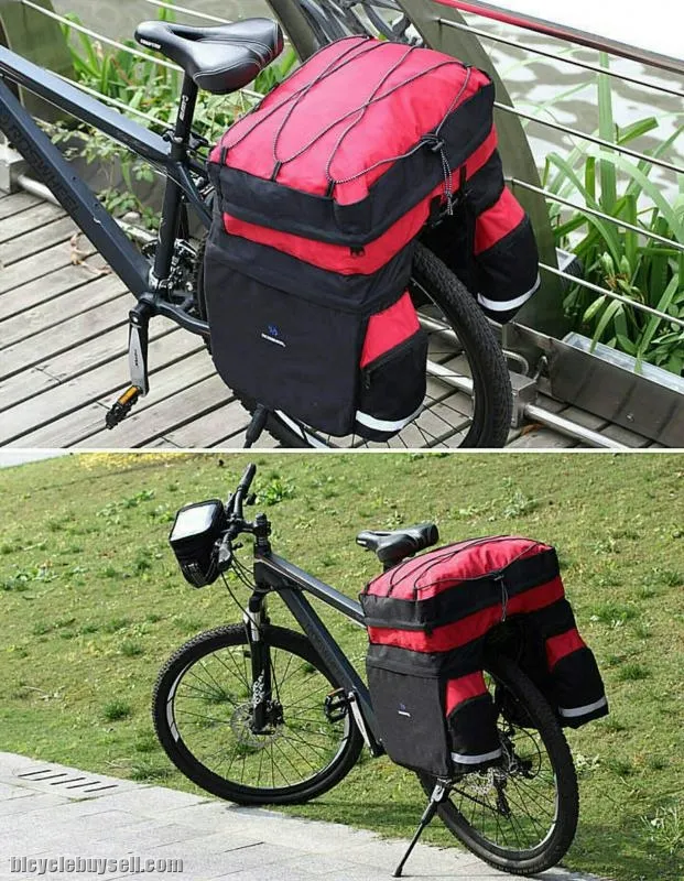 STOCK CLEAR OFFER!! ROSWHEEL 3 in 1 Lightest Cycling Bicycle Pannier Bag TOURING