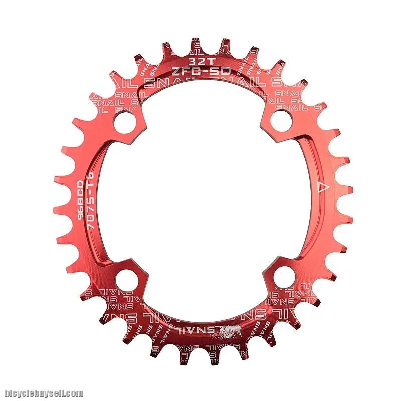 SNAIL FMF 96BCD 32T/34T/36T Ultralight Oval Chainring (NOT FOR M8000)