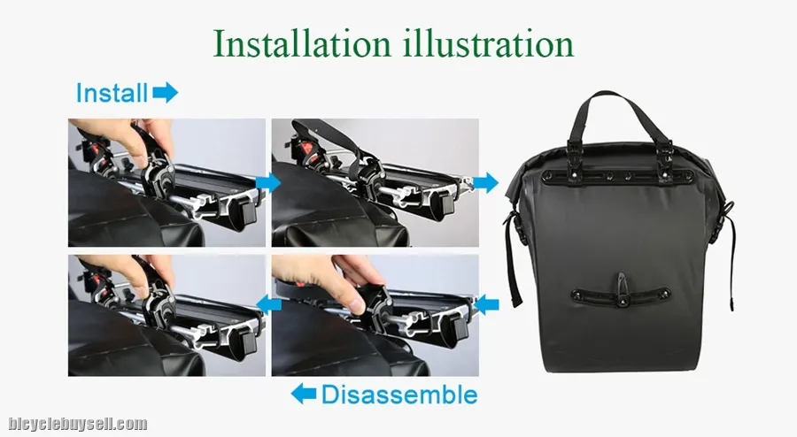 Roswheel Dry Series 20-Ltr 100% Waterproof Pannier