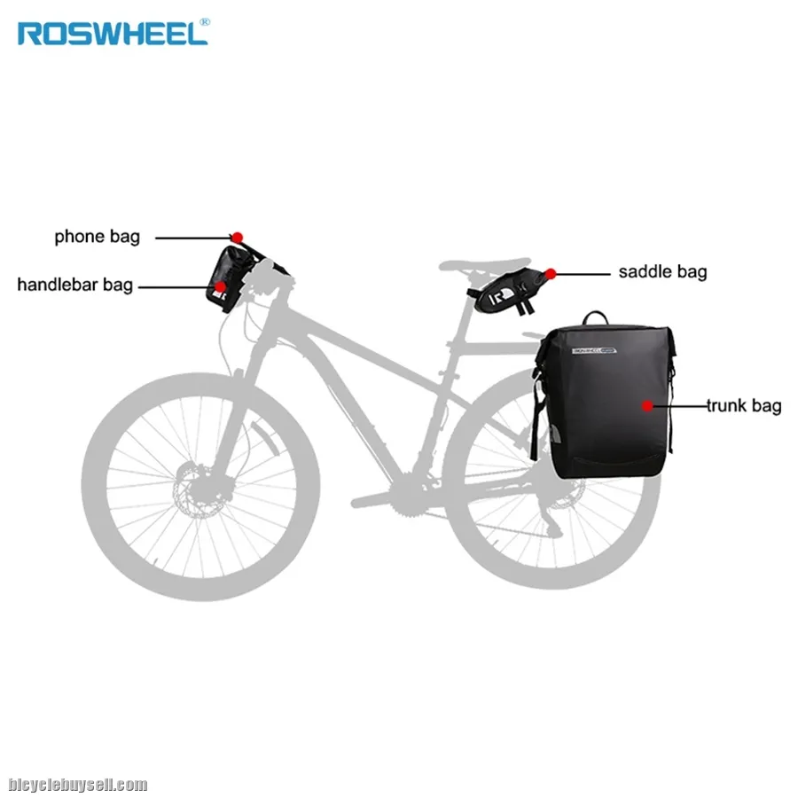 Roswheel Dry Series 20-Ltr 100% Waterproof Pannier