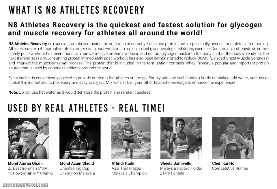 N8 ATHLETES RECOVERY