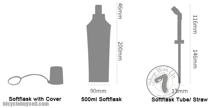 RIMIX SoftFlask 500ml and Tube/Straw