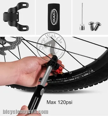 CXWXC Mini Hand Pump with Co2 Inflator