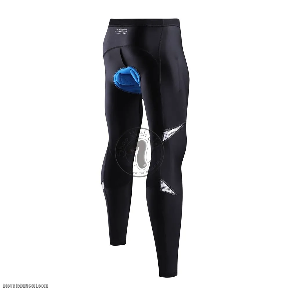TRYSIL Men Cycling Long Pants with Padding (FREE Socks)