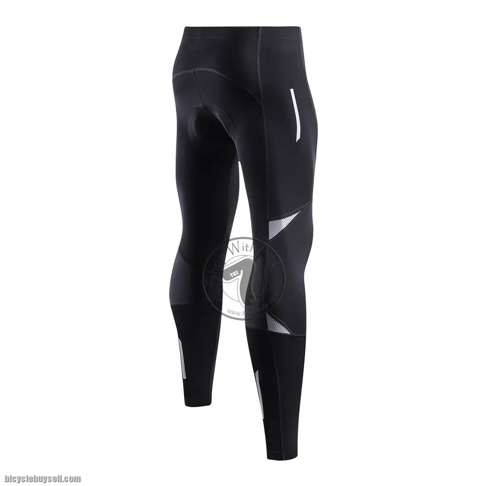 TRYSIL Men Cycling Long Pants with Padding (FREE Socks)