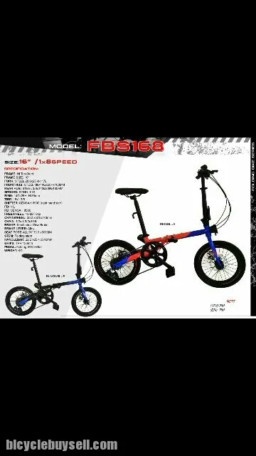 16" 349 runus genio 8sp folding bike
