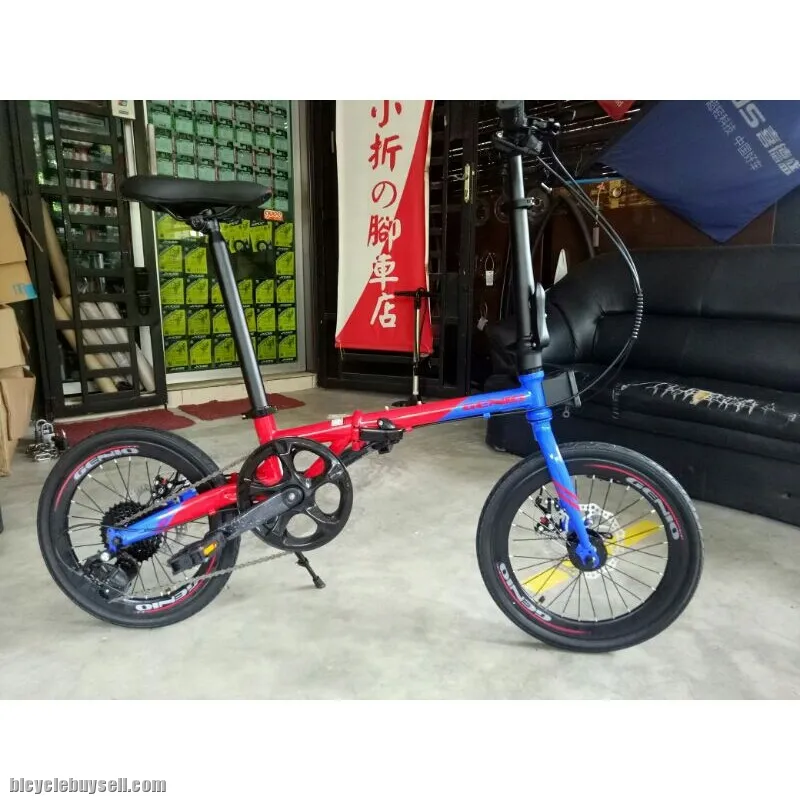 16" 349 runus genio 8sp folding bike