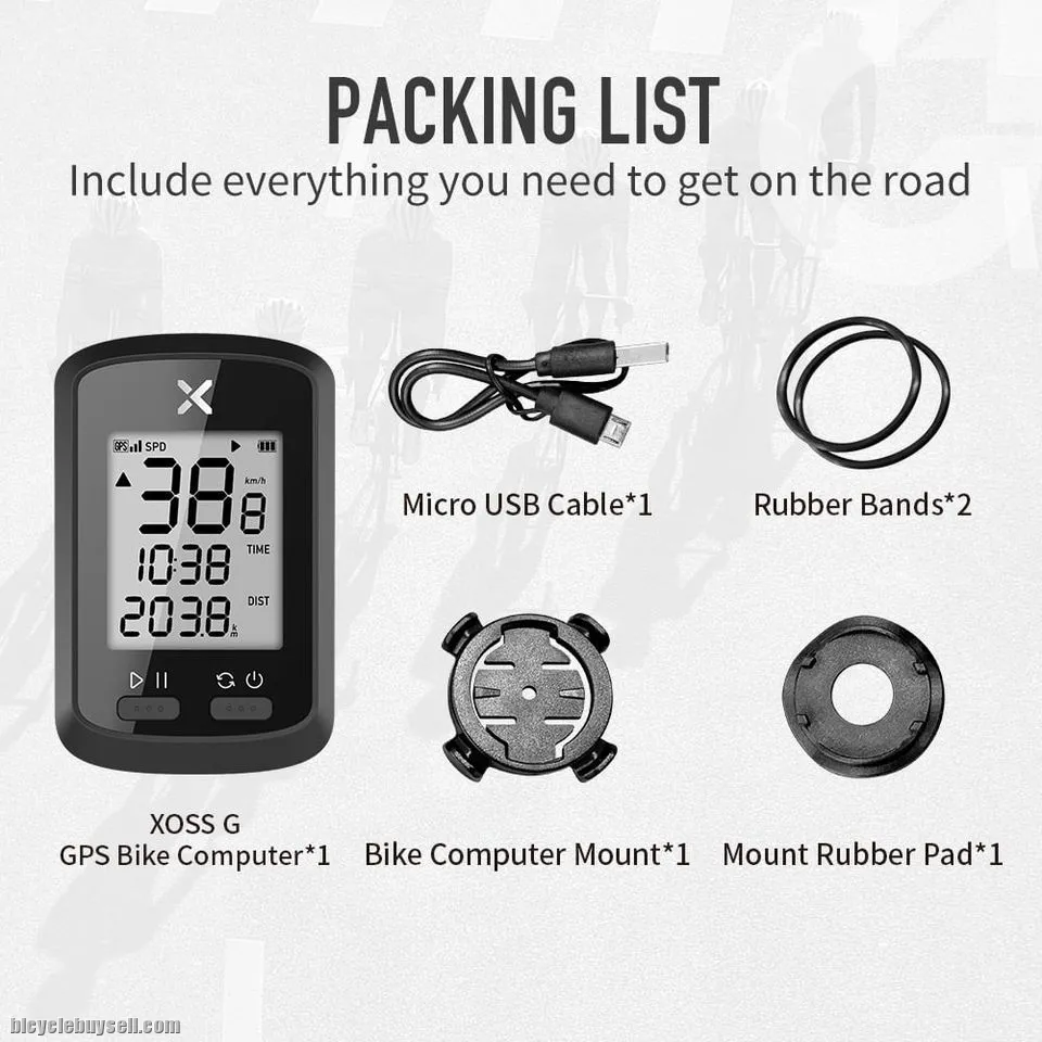 NEW XOSS G+ GPS  Speedometer Cycling Computer