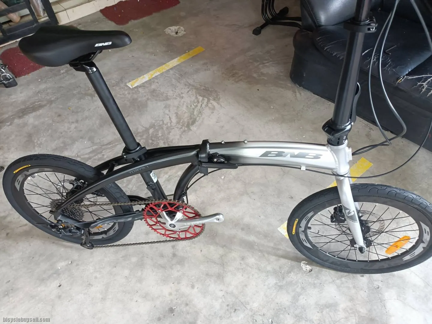 Bnb 2x crankset for rb / folding bike 50t/34t